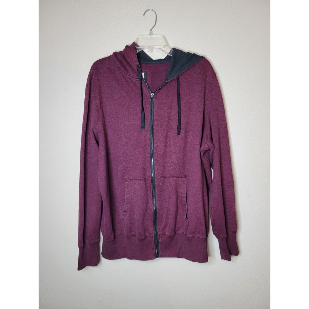 Op Mens Hooded‎ Zip-Up Sweatshirt Casual Long Sleeve Sweater Sz 2XL